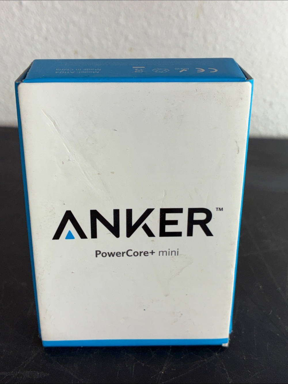 Anker PowerCore+ mini Portable Charger in White & Blue Trim